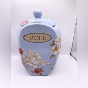 ROSIE B Farmer Songbird Garden Flour Canister